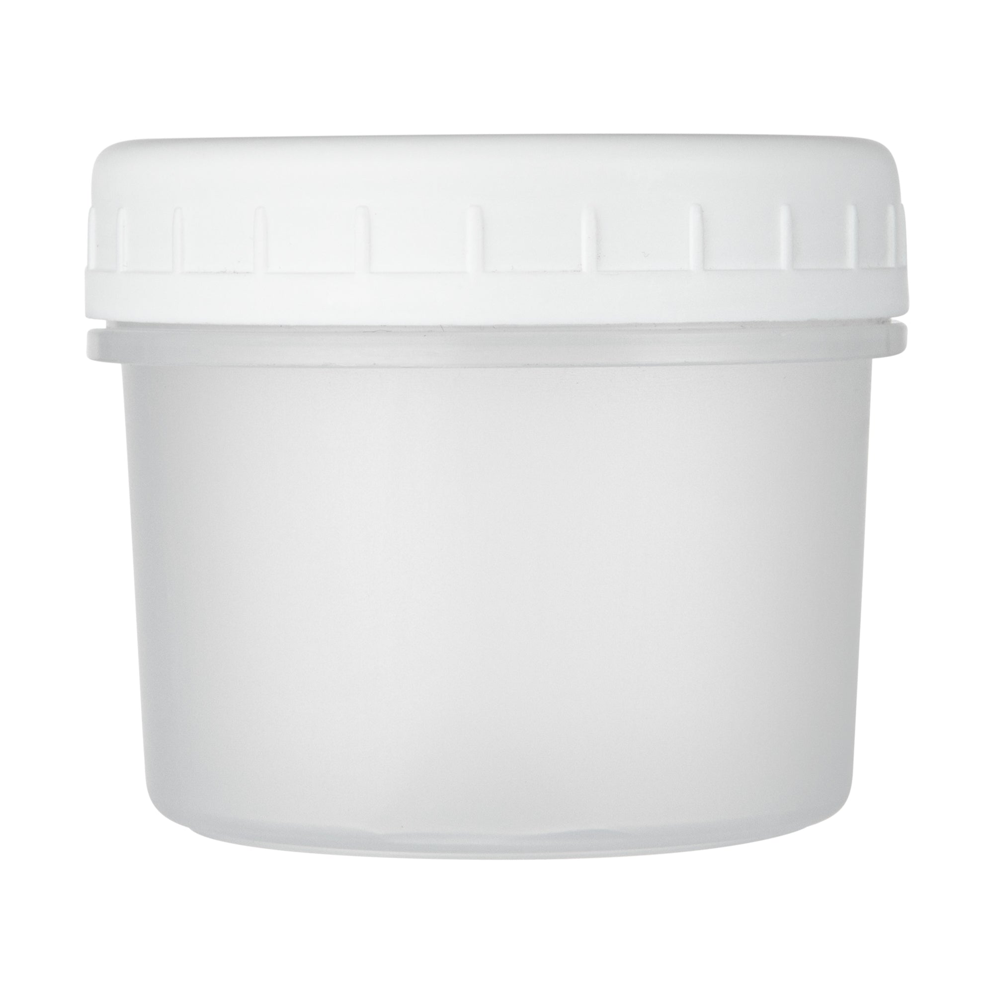 Mini Serve 7 oz Round Clear Plastic Dessert Cup - with Lid - 2 3/4'' x 2 3/4'' x 2 1/2'' - 100 count box