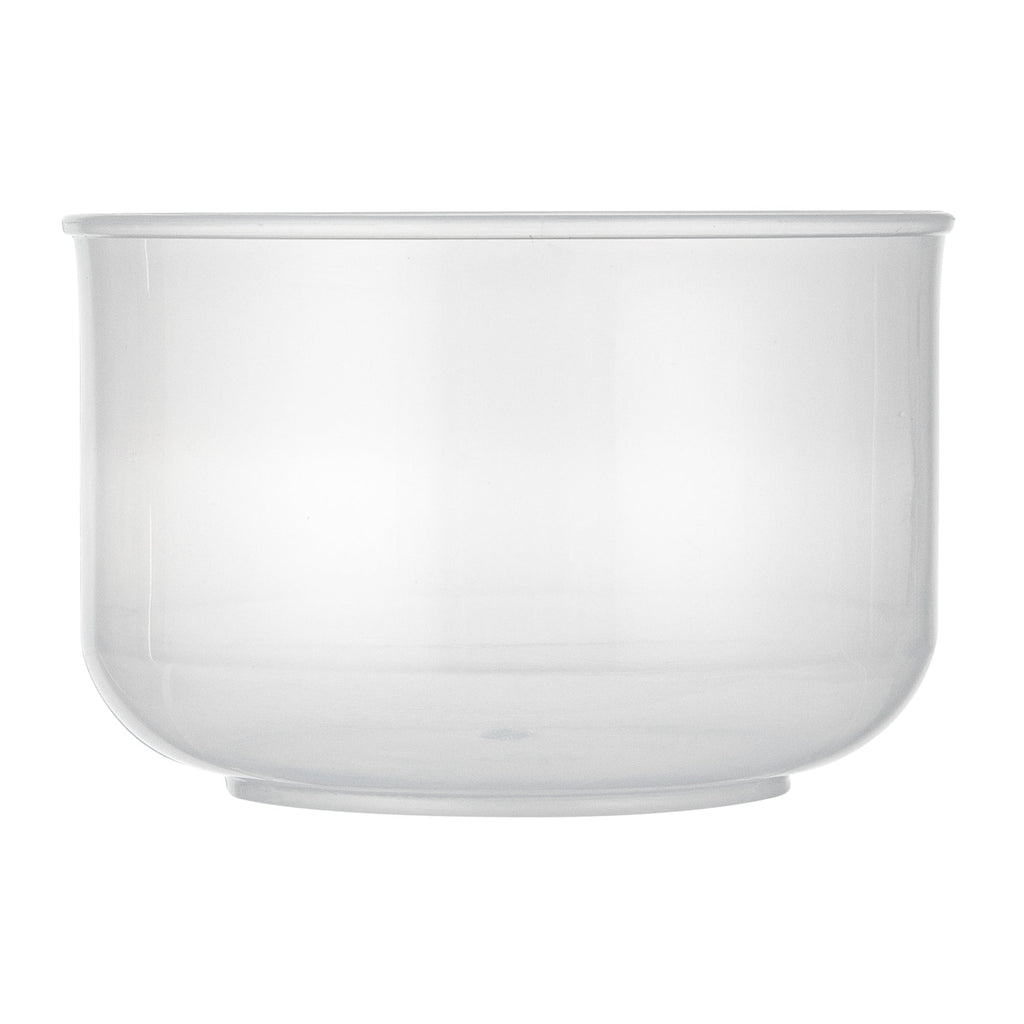 Mini Serve 4 oz Round Clear Plastic Dessert Cup - 2 3/4'' x 2 1/2'' x 1 3/4'' - 25 count box