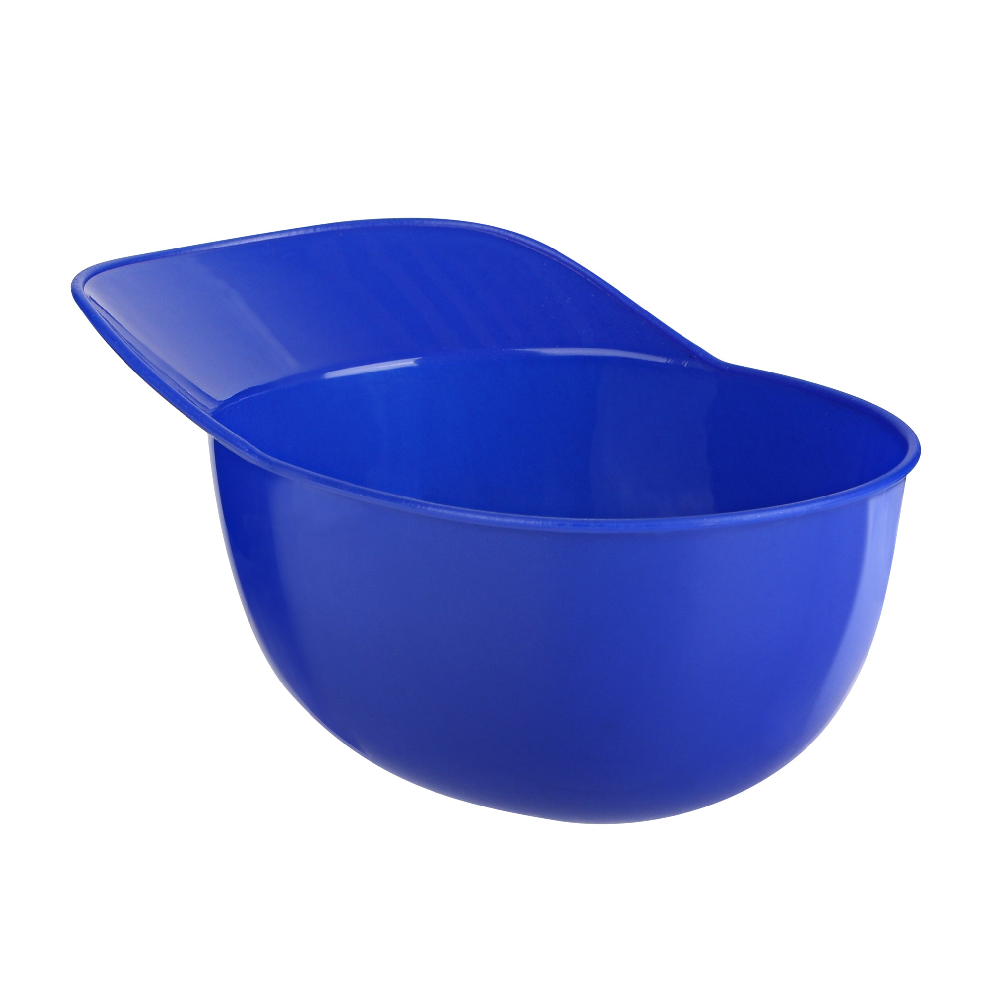 Mini Serve 8 oz Blue Plastic Baseball Helmet Ice Cream / Snack Bowl - 10 count box