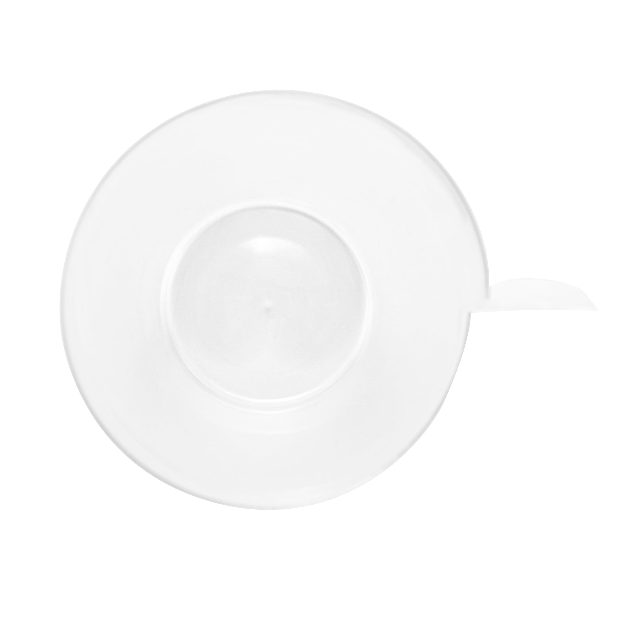 Mini Serve 2 oz Clear Plastic Cup - with Handle - 2 3/4" x 2 3/4" x 3 1/4" - 25 count box
