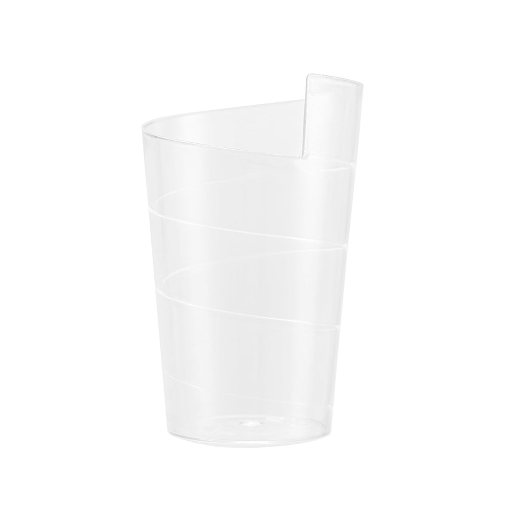 Mini Serve 2 oz Clear Plastic Spiral Cup - 1 3/4" x 1 3/4" x 2 3/4" - 100 count box