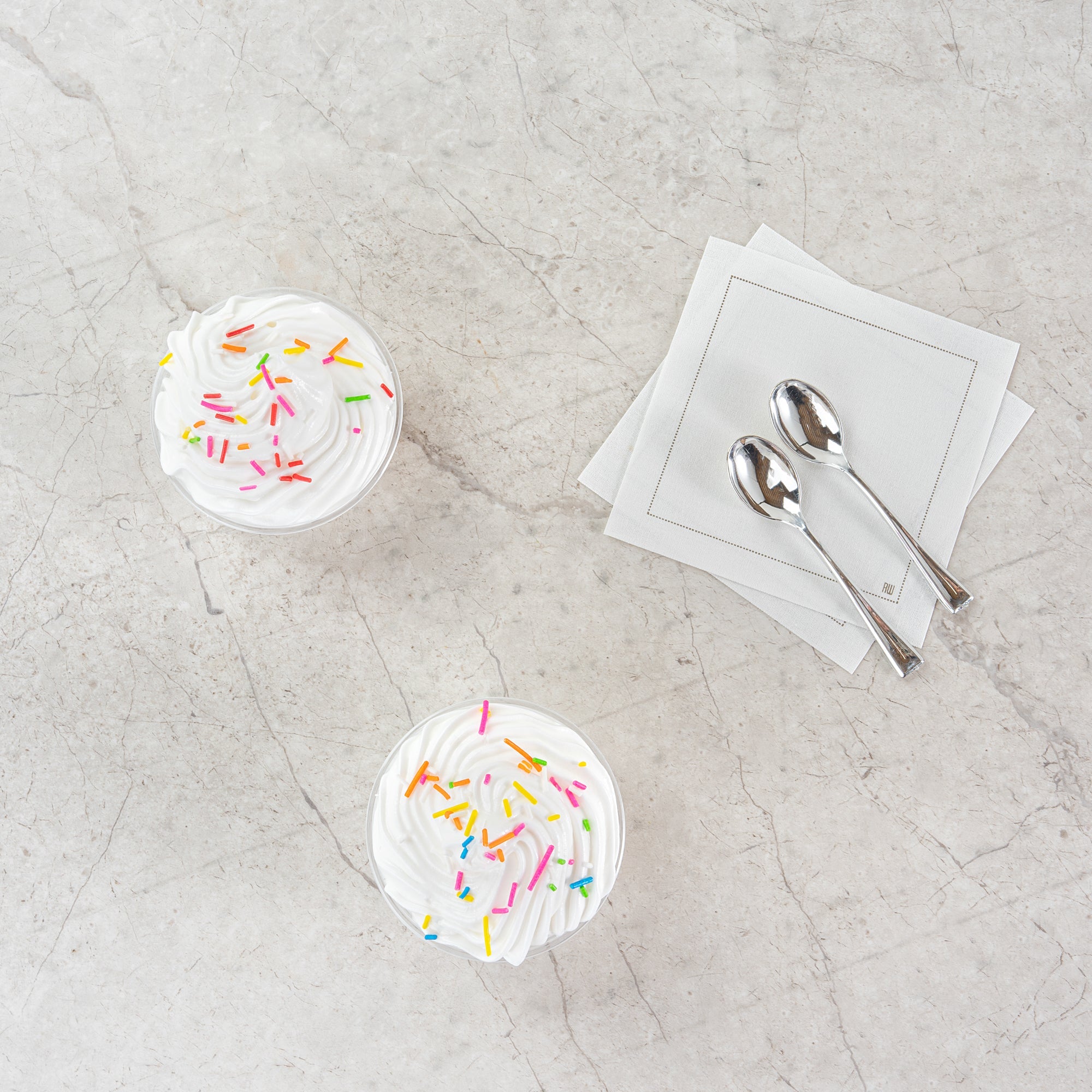 Chef 101 4 oz Round Clear Plastic Dessert Cup - 3 1/4" x 3 1/4" x 1 1/2" - 50 count box