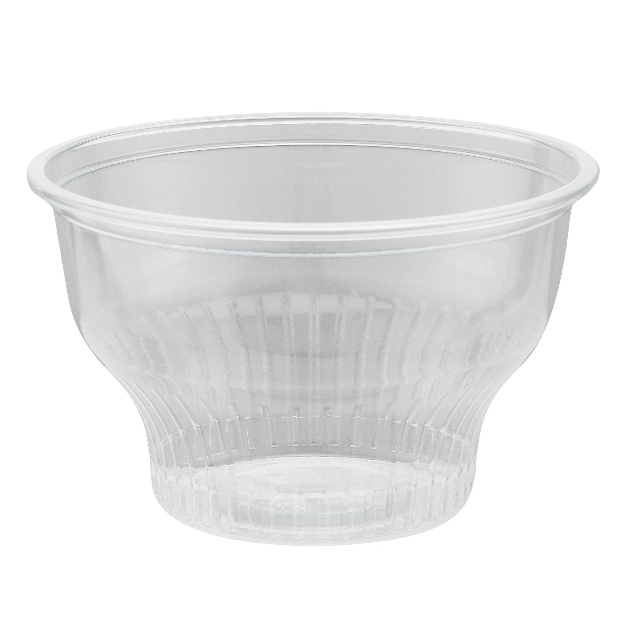 Chef 101 8 oz Round Clear Plastic Dessert Cup - 3 3/4" x 3 3/4" x 2 1/2" - 50 count box