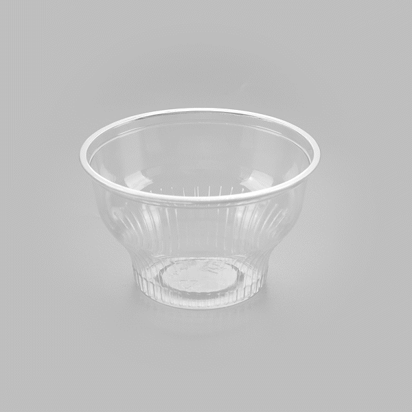 Chef 101 8 oz Round Clear Plastic Dessert Cup - 3 3/4" x 3 3/4" x 2 1/2" - 500 count box