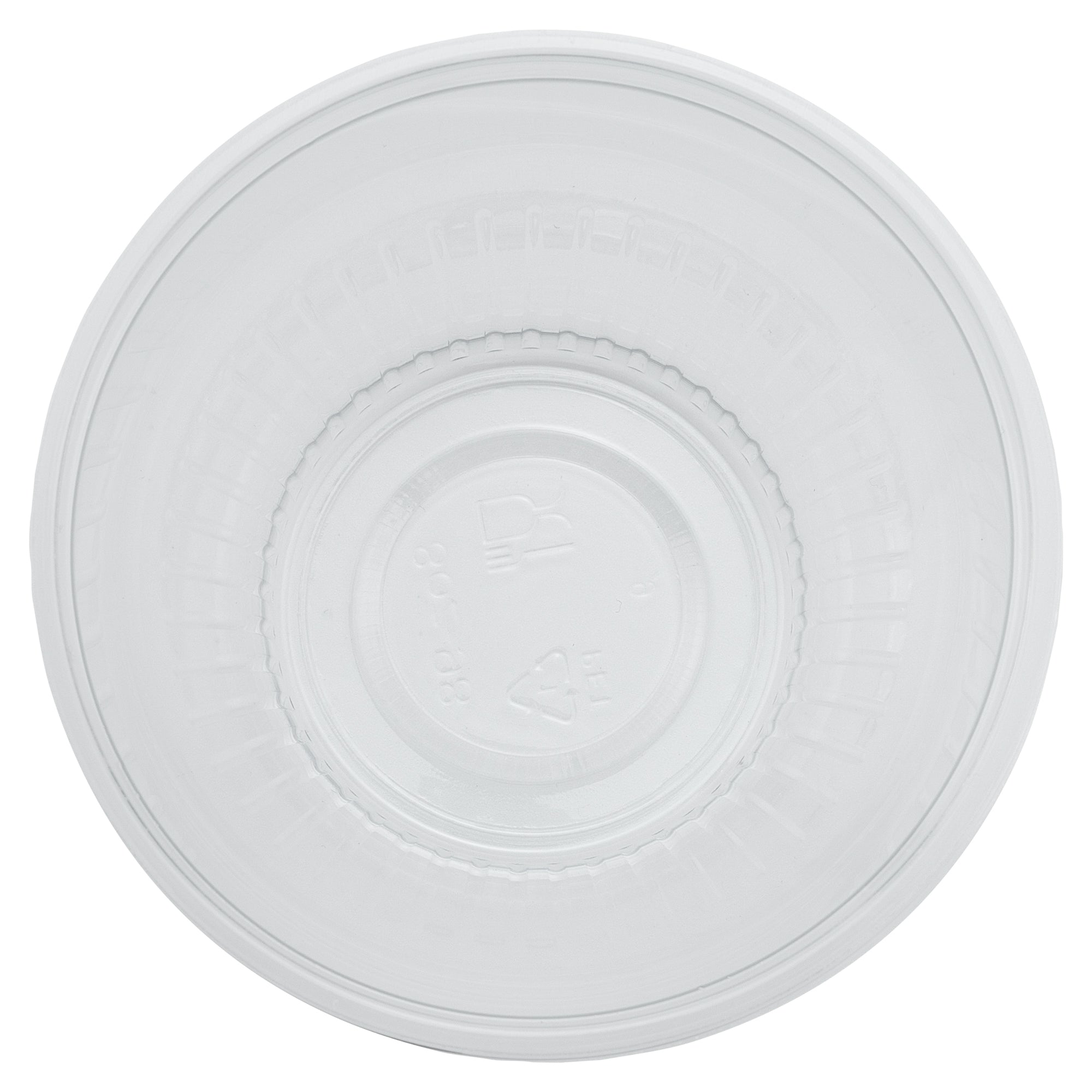 Chef 101 8 oz Round Clear Plastic Dessert Cup - 3 3/4" x 3 3/4" x 2 1/2" - 500 count box