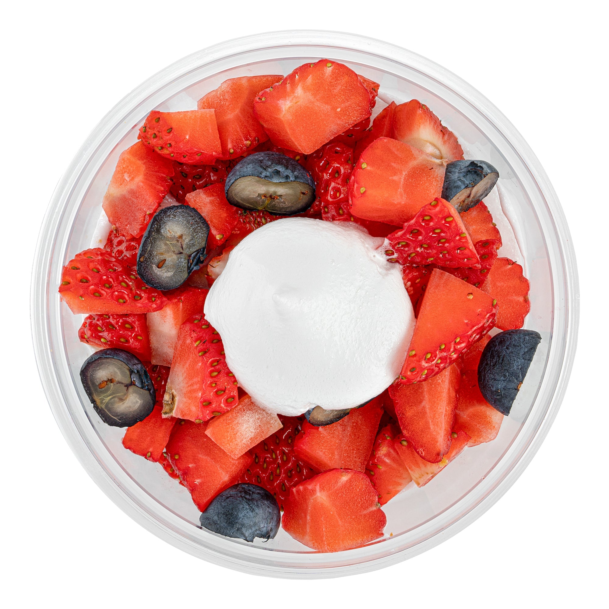 Chef 101 14 oz Round Clear Plastic Dessert Cup - 3 3/4" x 3 3/4" x 3 1/2" - 50 count box