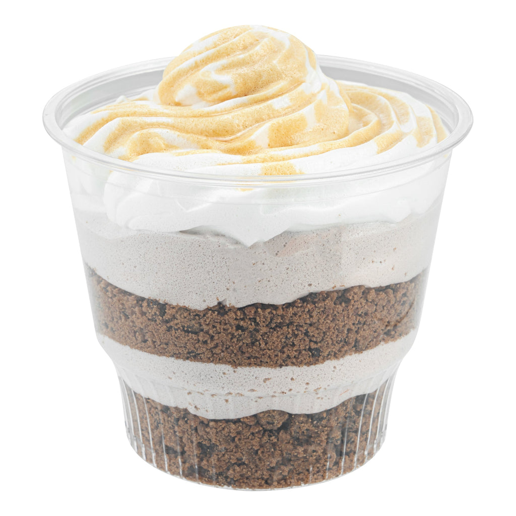 Chef 101 12 oz Round Clear Plastic Dessert Cup - 3 3/4" x 3 3/4" x 3 1/4" - 50 count box