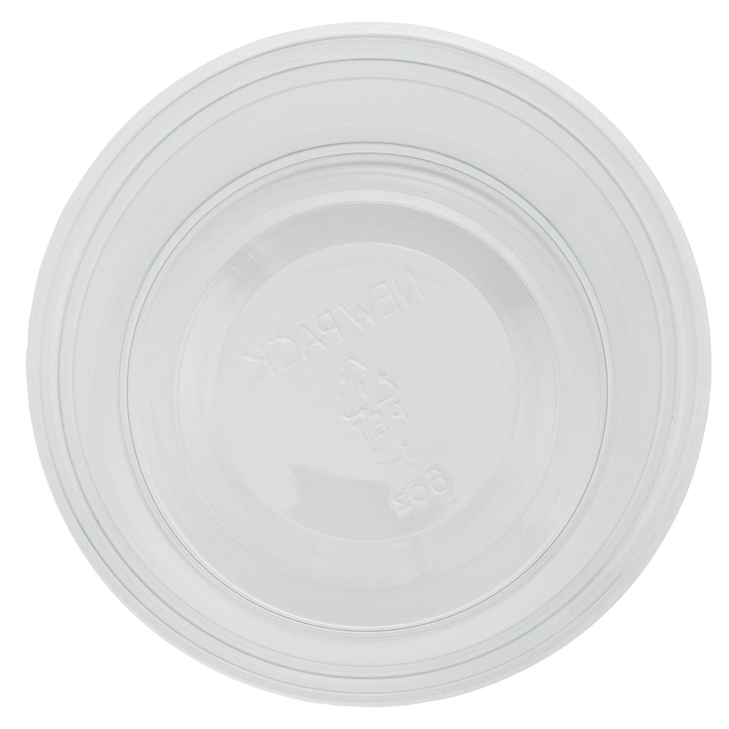 Chef 101 6 oz Round Clear Plastic Dessert Cup - 3 3/4" x 3 3/4" x 1 3/4" - 500 count box