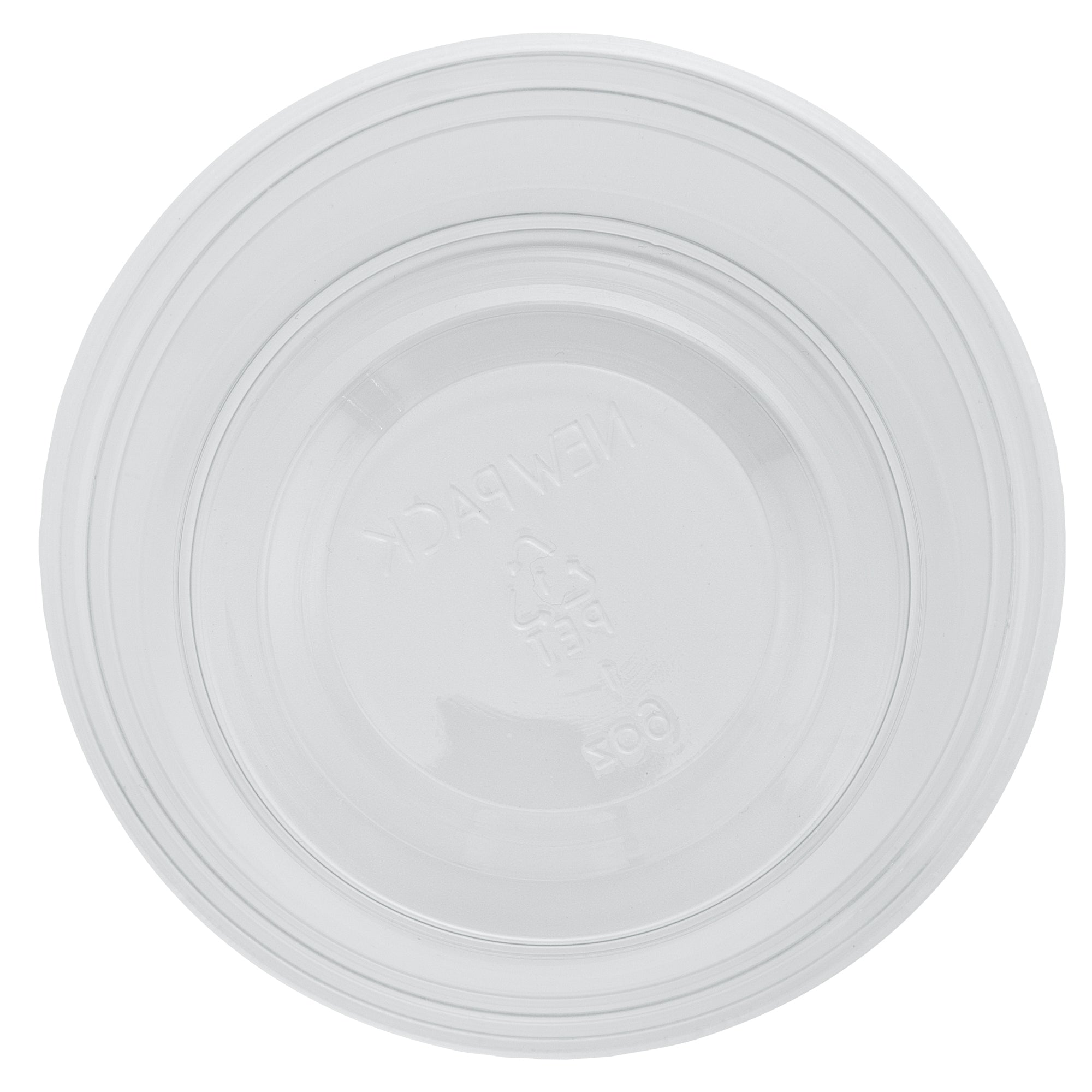 Chef 101 6 oz Round Clear Plastic Dessert Cup - 3 3/4" x 3 3/4" x 1 3/4" - 500 count box