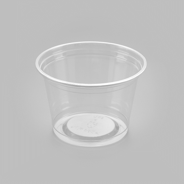Chef 101 9 oz Round Clear Plastic Dessert Cup - 3 3/4" x 3 3/4" x 2 3/4" - 50 count box