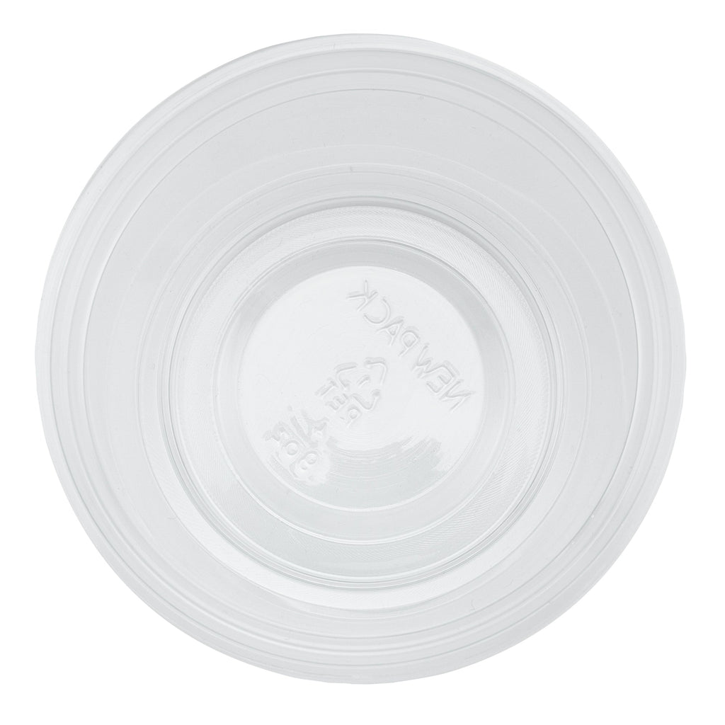 Chef 101 9 oz Round Clear Plastic Dessert Cup - 3 3/4" x 3 3/4" x 2 3/4" - 50 count box