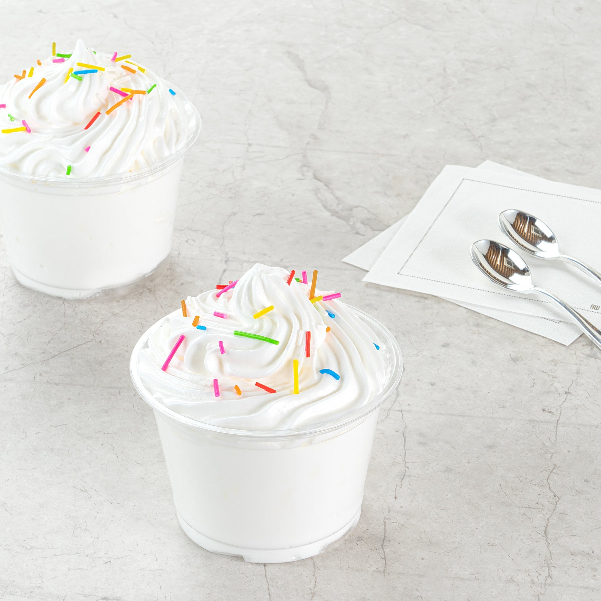 Chef 101 9 oz Round Clear Plastic Dessert Cup - 3 3/4" x 3 3/4" x 2 3/4" - 50 count box