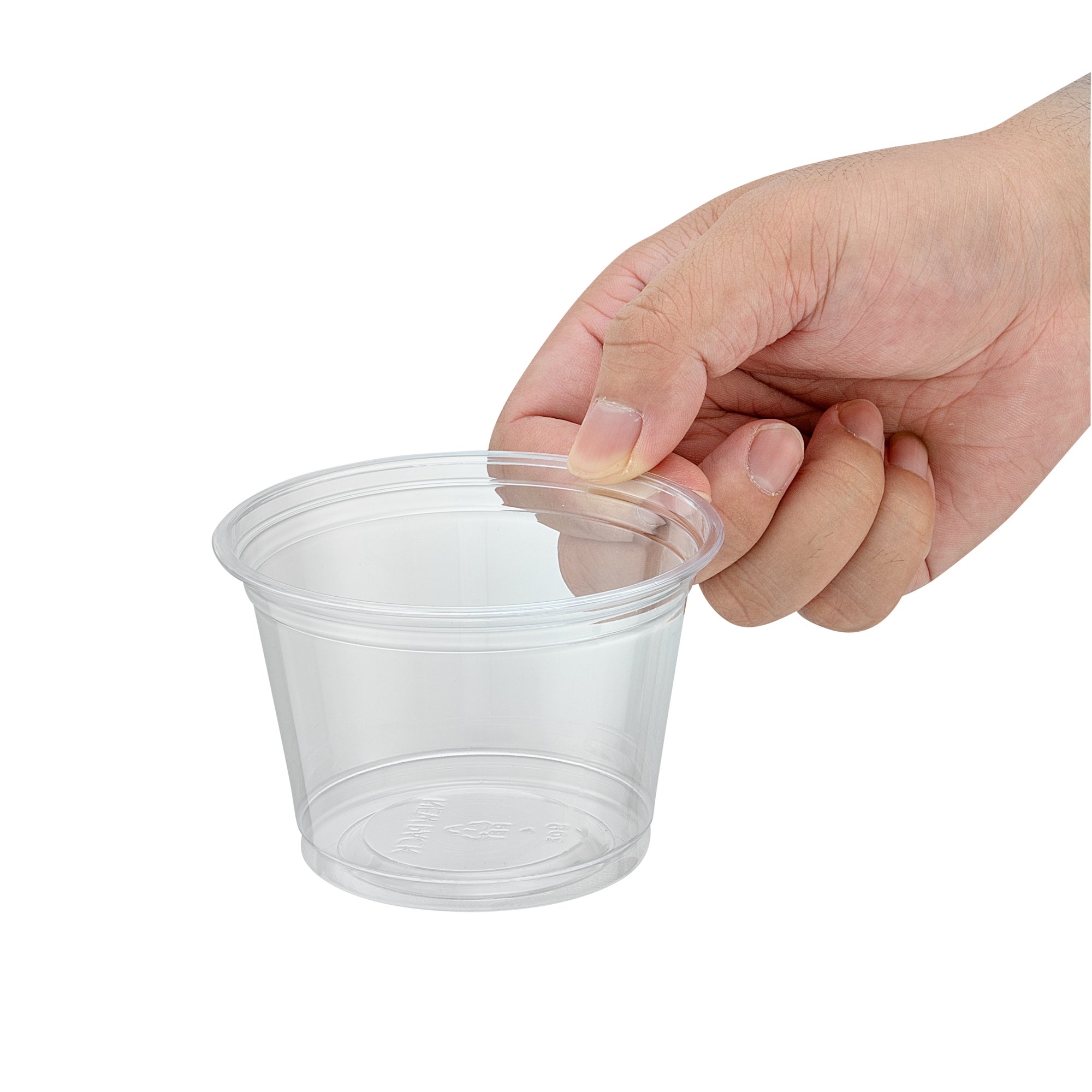 Chef 101 9 oz Round Clear Plastic Dessert Cup - 3 3/4" x 3 3/4" x 2 3/4" - 500 count box