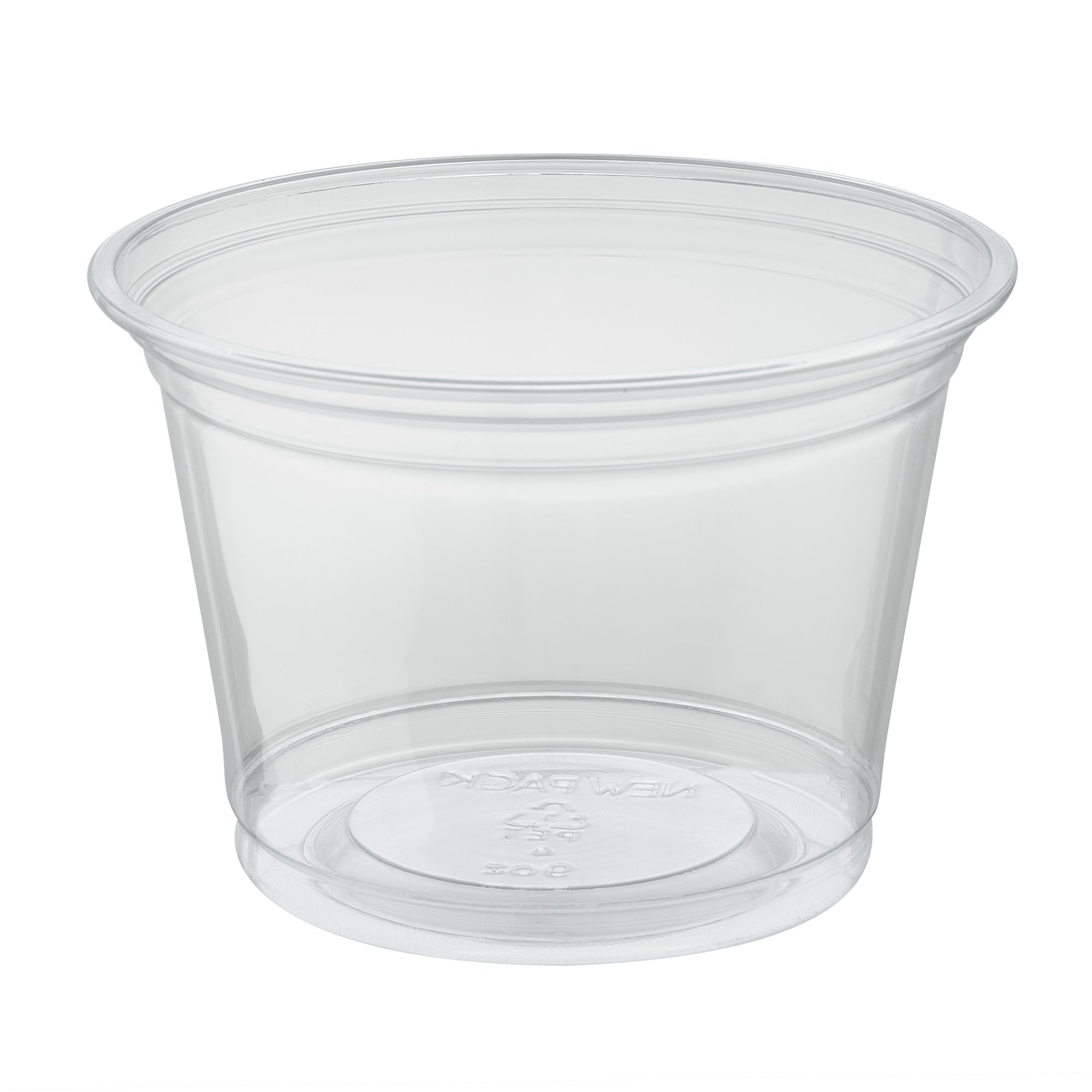 Chef 101 9 oz Round Clear Plastic Dessert Cup - 3 3/4" x 3 3/4" x 2 3/4" - 500 count box