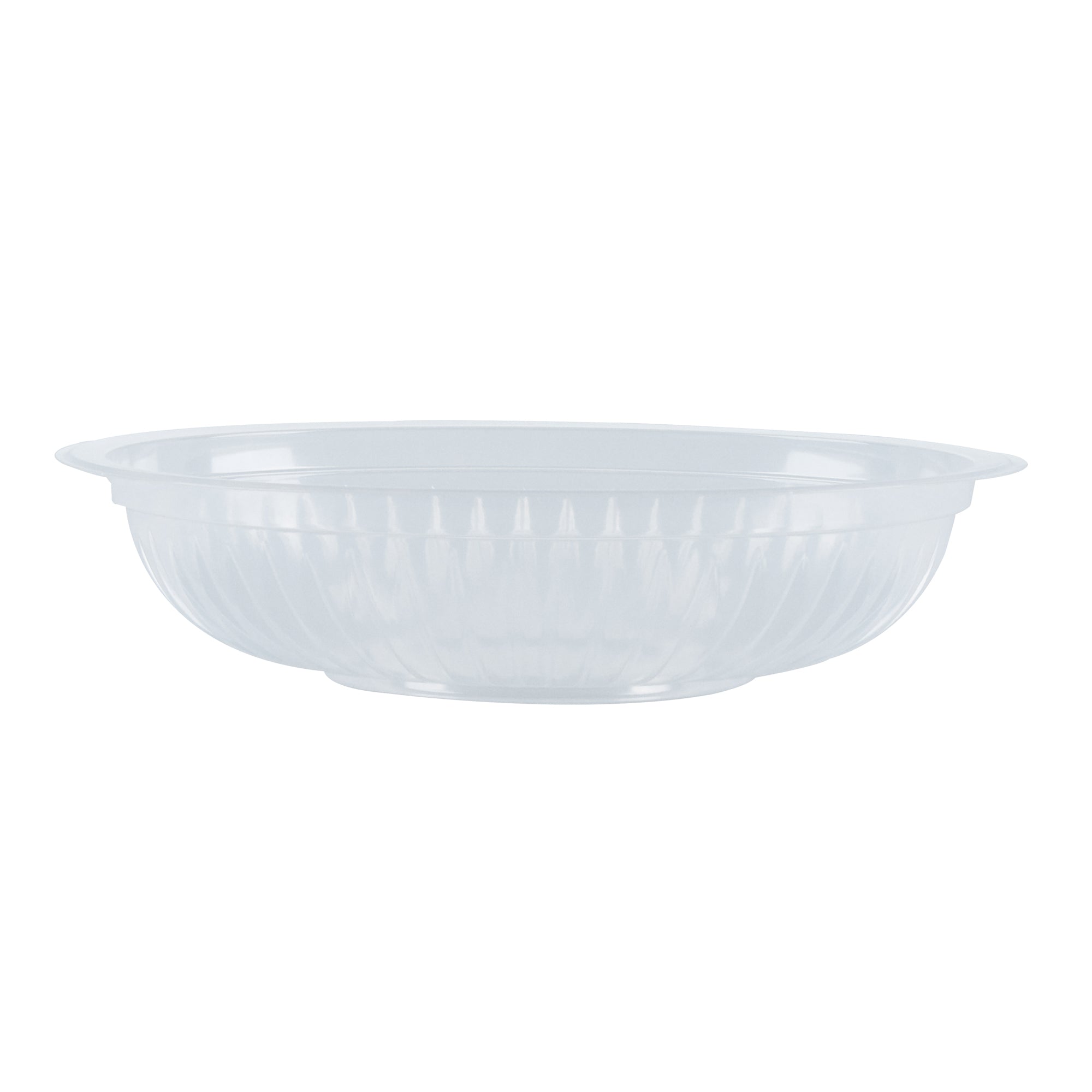 Chef 101 34 oz Round Clear Plastic Bowl - Microwavable - 9" x 9" x 2" - 100 count box