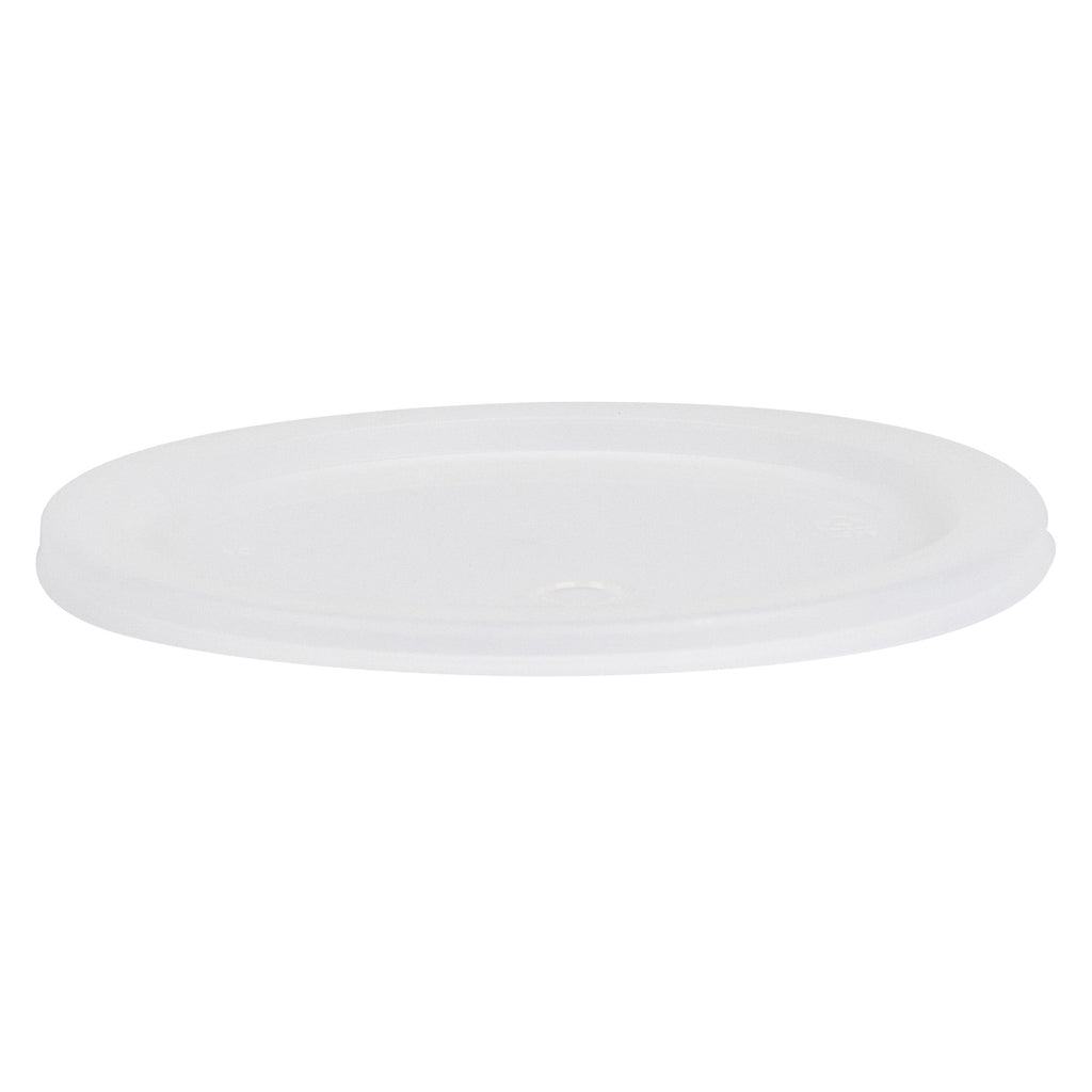 Asporto 32 oz Round Clear Plastic Soup Container - with Lid, Microwavable - 5" x 5" x 5" - 50 count box