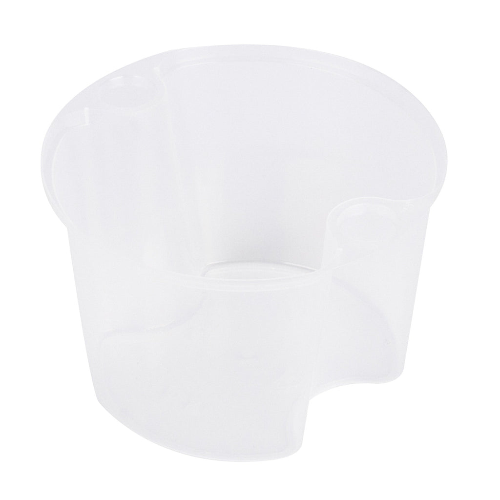 Asporto 20 oz Round Clear Plastic Insert - Fits 32, 40 and 48 oz Soup Container, Microwavable - 100 count box