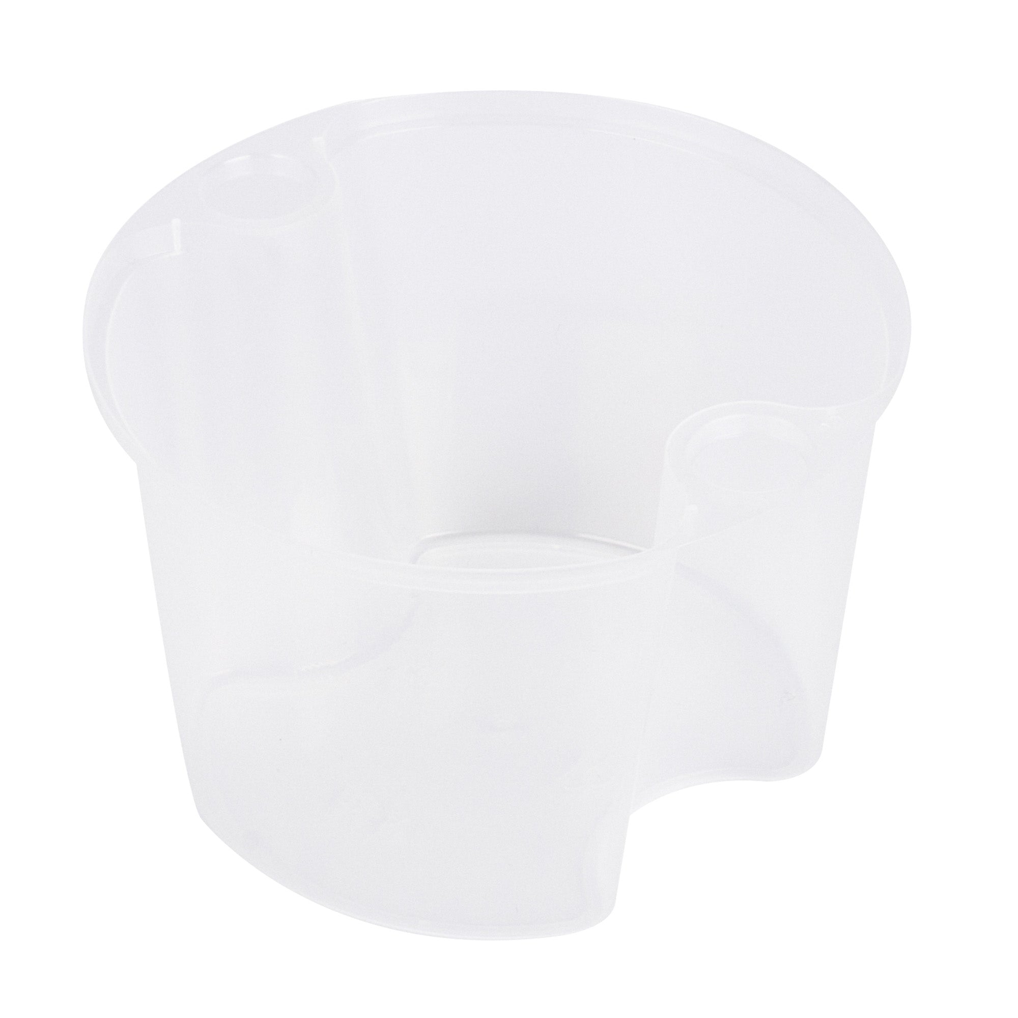Asporto 20 oz Round Clear Plastic Insert - Fits 32, 40 and 48 oz Soup Container, Microwavable - 100 count box