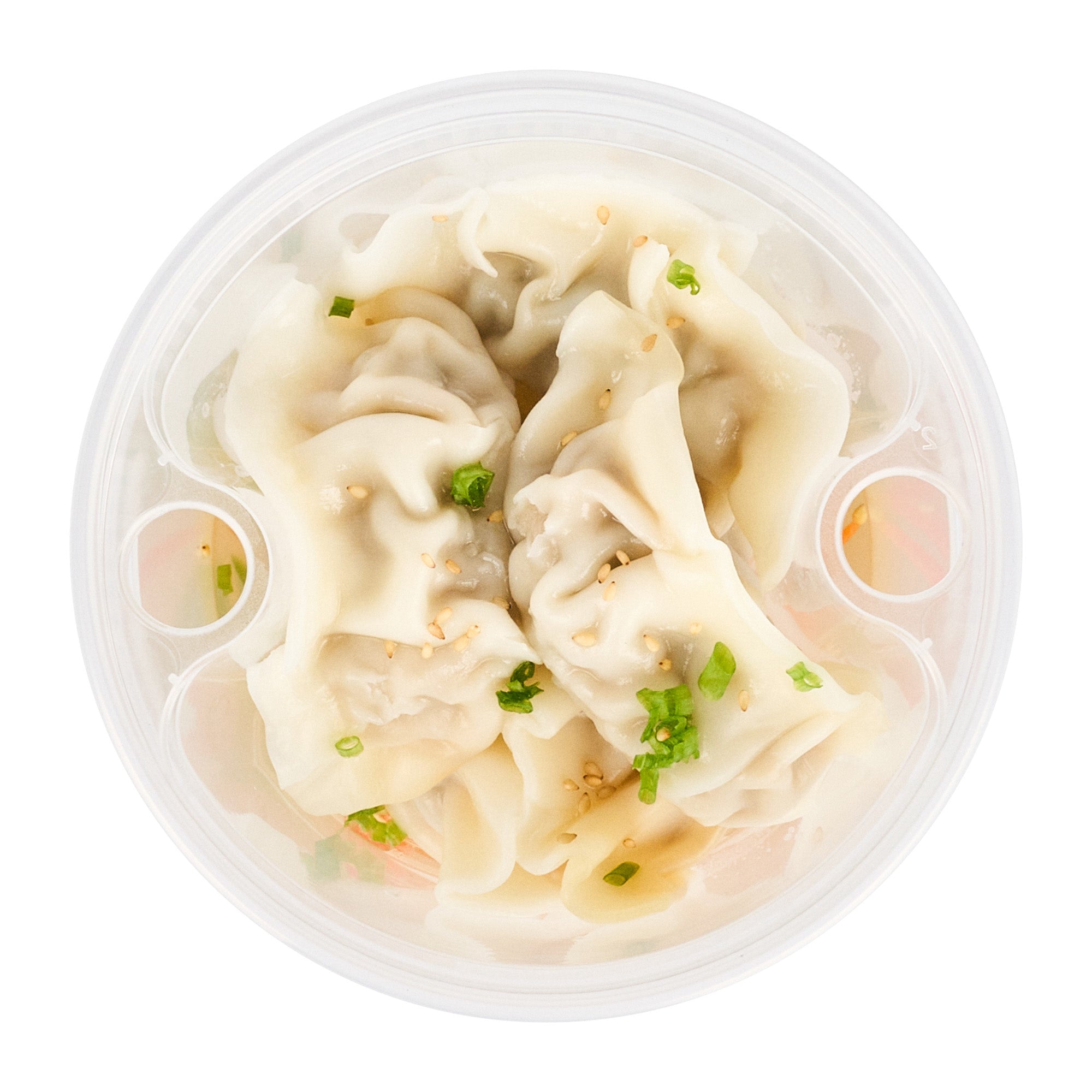 Asporto 20 oz Round Clear Plastic Insert - Fits 32, 40 and 48 oz Soup Container, Microwavable - 50 count box