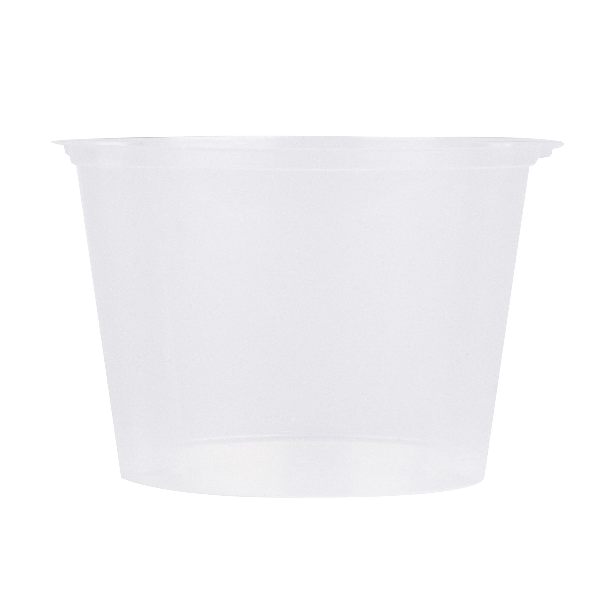 Asporto 20 oz Round Clear Plastic Insert - Fits 32, 40 and 48 oz Soup Container, Microwavable - 100 count box