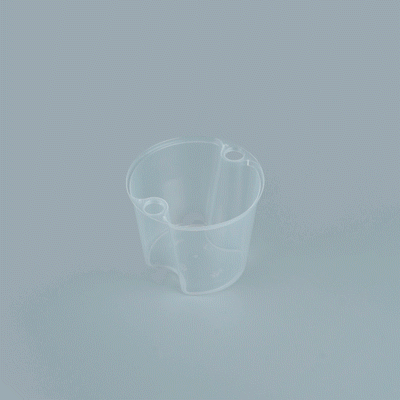 Asporto 24 oz Round Clear Plastic Insert - Fits 32, 40 and 48 oz Soup Container, Microwavable - 100 count box