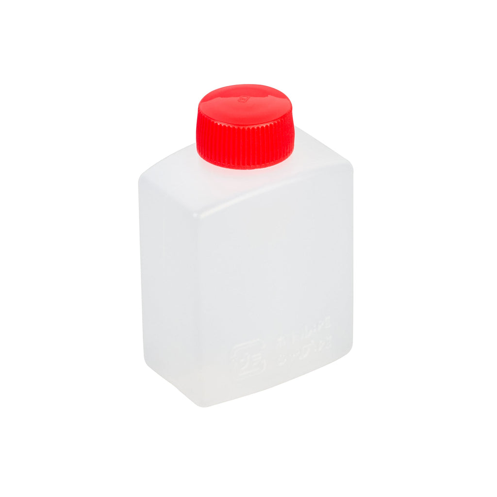 Bento Tek 2 oz Translucent Plastic Soy Sauce Bottle - with Red Cap - 1 1/2" x 1" x 2 1/2" - 1000 count box