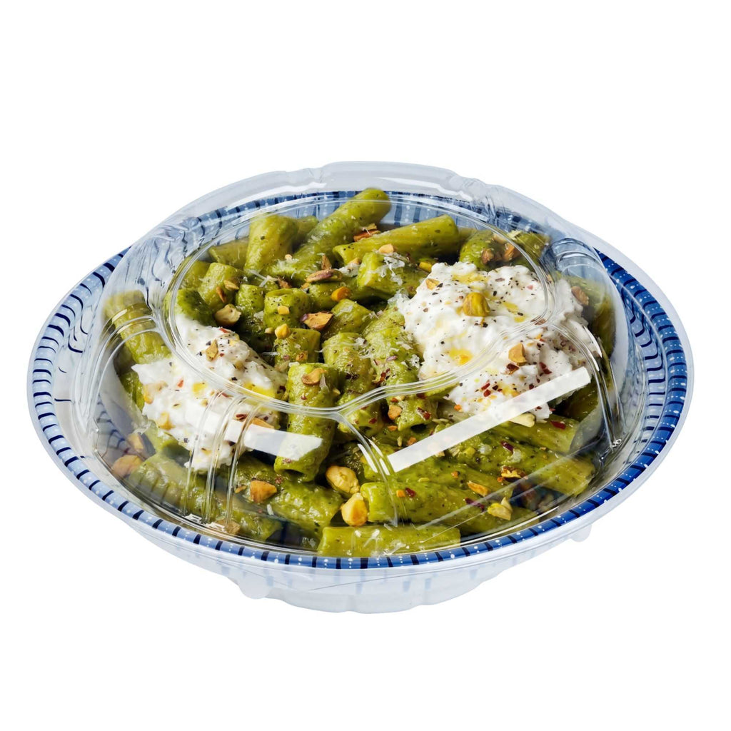 Bento Tek Round Clear Plastic Lid - Fits 10 oz Asian Style Bowl - 6 3/4'' x 6 3/4'' x 1 1/4'' - 400 count box