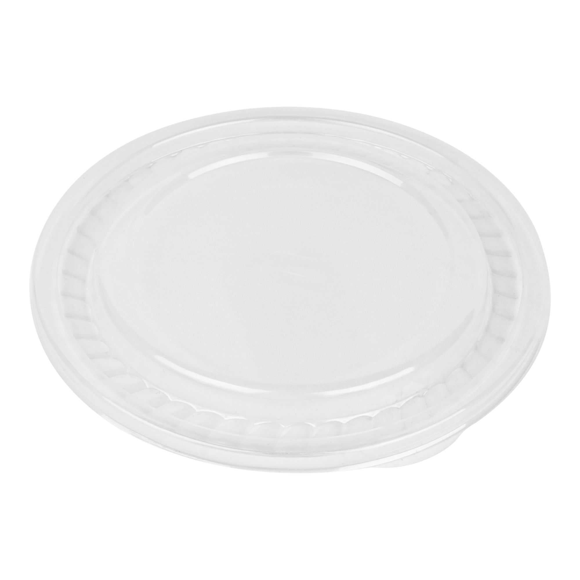 Bento Tek Round Clear Plastic Lid - Fits 10 oz Asian Style Bowl - 7'' x 7'' - 400 count box