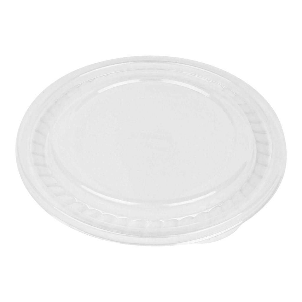 Bento Tek Round Clear Plastic Lid - Fits 10 oz Asian Style Bowl - 7'' x 7'' - 100 count box