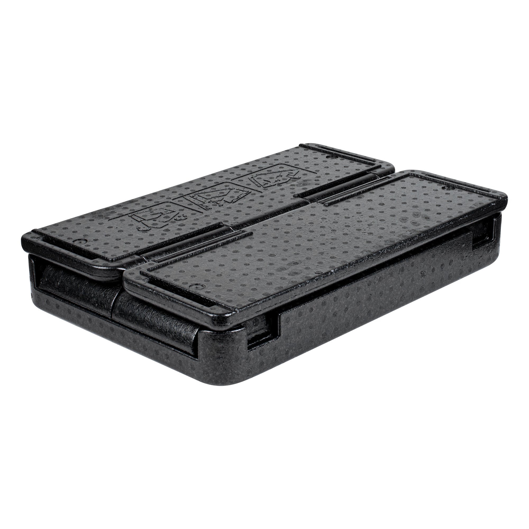 Cater Tek Black EPP Food Pan Carrier - Insulated, Top Loading, Collapsible - 23 1/2" x 16 1/4" x 10 1/4" - 1 count box