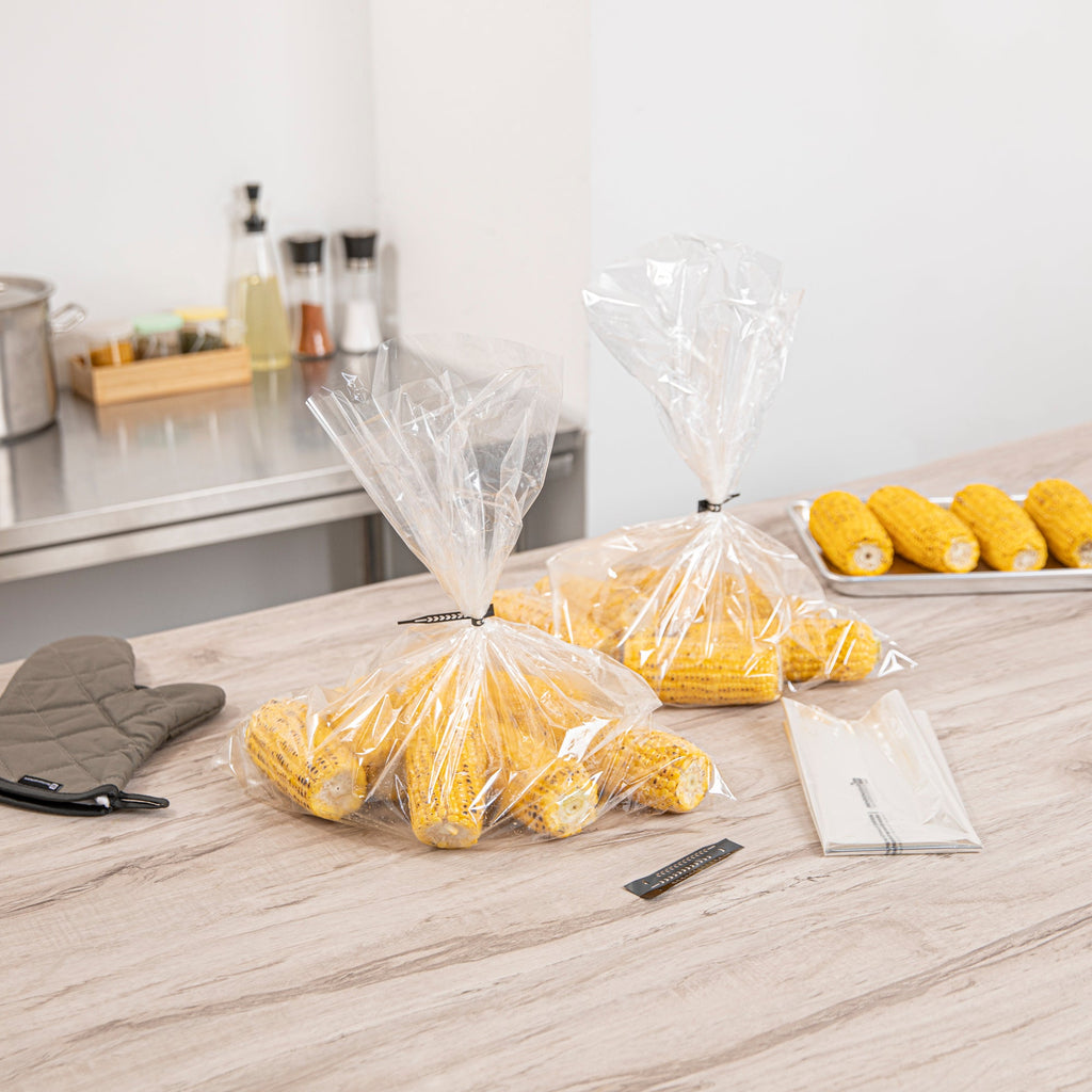 Fresh Hero Clear Plastic Oven Bag - with Ties, BPA-Free - 17" x 21 1/2" - 200 count box