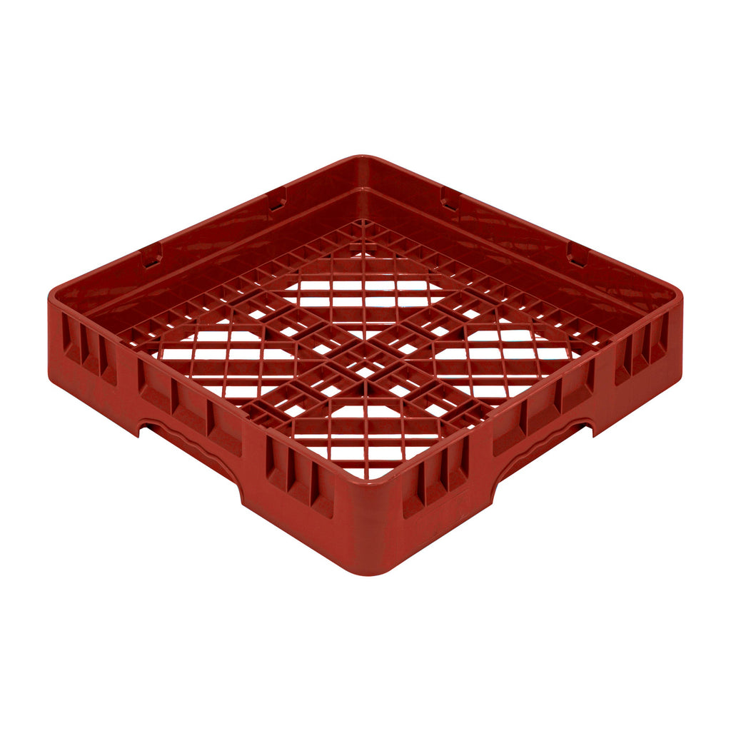 Clean Tek Professional Red Base Rack - with Closed Sides - 19 3/4" x 19 3/4" x 4" - 1 count box