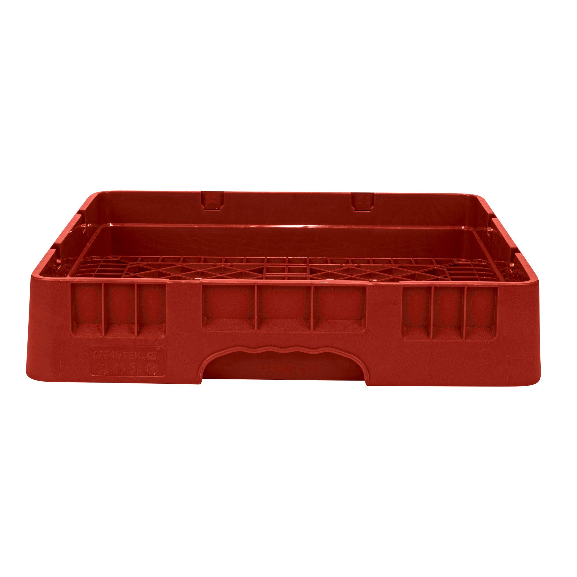 Clean Tek Professional Red Base Rack - with Closed Sides - 19 3/4" x 19 3/4" x 4" - 1 count box