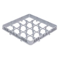 Clean Tek Professional Gray Full Drop Extender - 16 Compartments - 19 3/4" x 19 3/4" x 4 3/4" - 1 count box