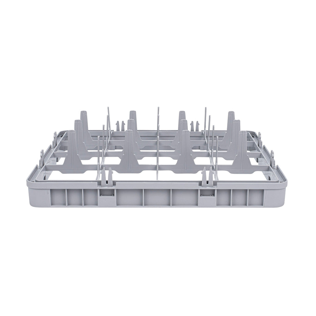 Clean Tek Professional Gray Full Drop Extender - 16 Compartments - 19 3/4" x 19 3/4" x 4 3/4" - 1 count box