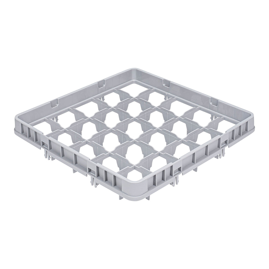 Clean Tek Professional Gray Full Drop Extender - 25 Compartments - 19 3/4" x 19 3/4" x 4 3/4" - 1 count box