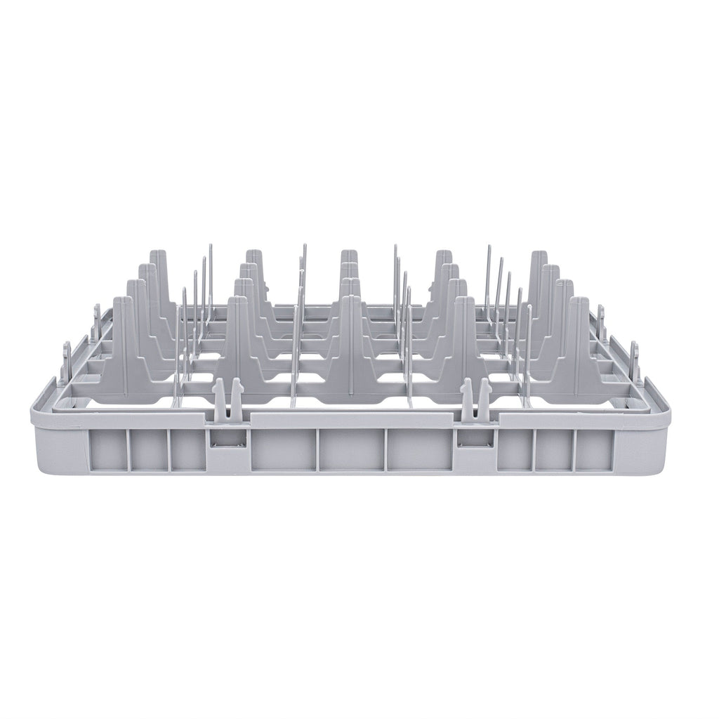 Clean Tek Professional Gray Full Drop Extender - 25 Compartments - 19 3/4" x 19 3/4" x 4 3/4" - 1 count box