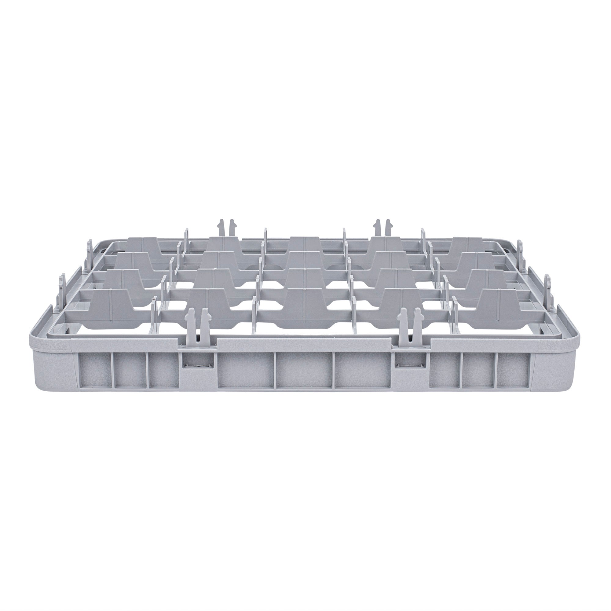 Clean Tek Professional Gray Half Drop Extender - 25 Compartments - 19 3/4" x 19 3/4" x 3" - 1 count box
