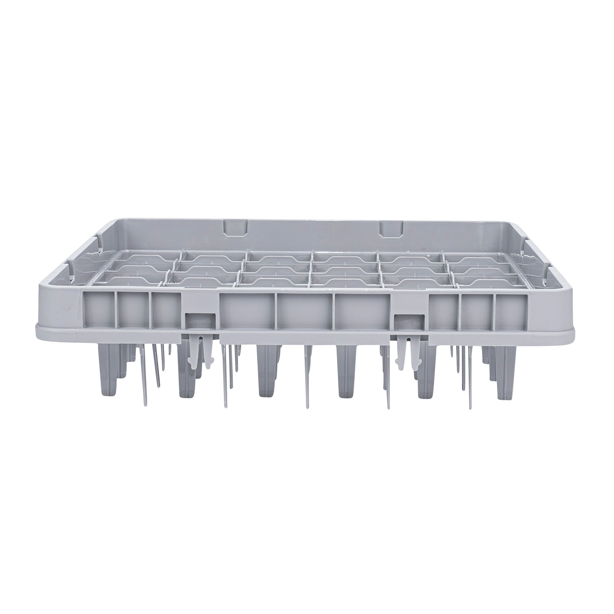 Clean Tek Professional Gray Full Drop Extender - 36 Compartments - 19 3/4" x 19 3/4" x 4 3/4" - 1 count box
