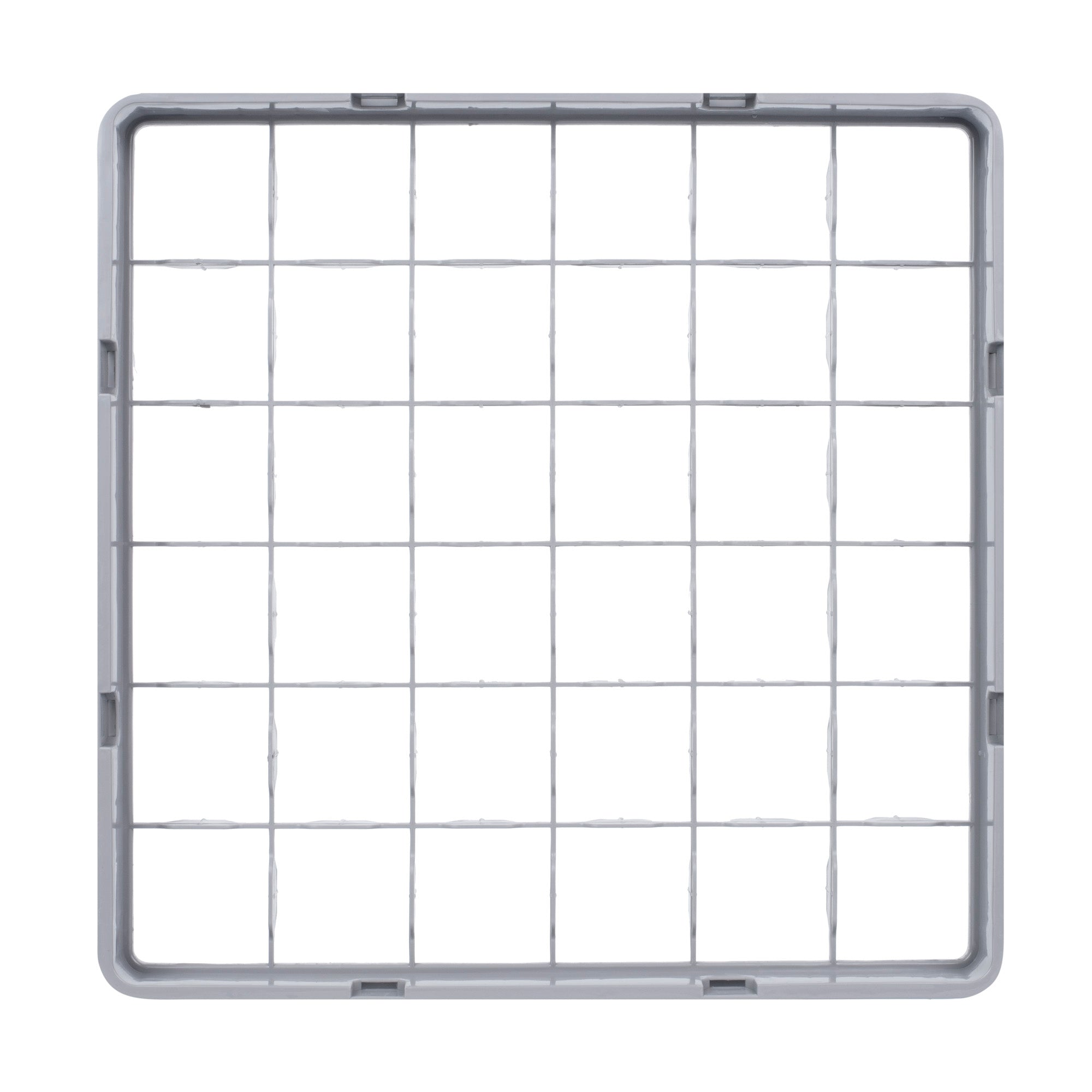 Clean Tek Professional Gray Half Drop Extender - 36 Compartments - 19 3/4" x 19 3/4" x 3" - 1 count box
