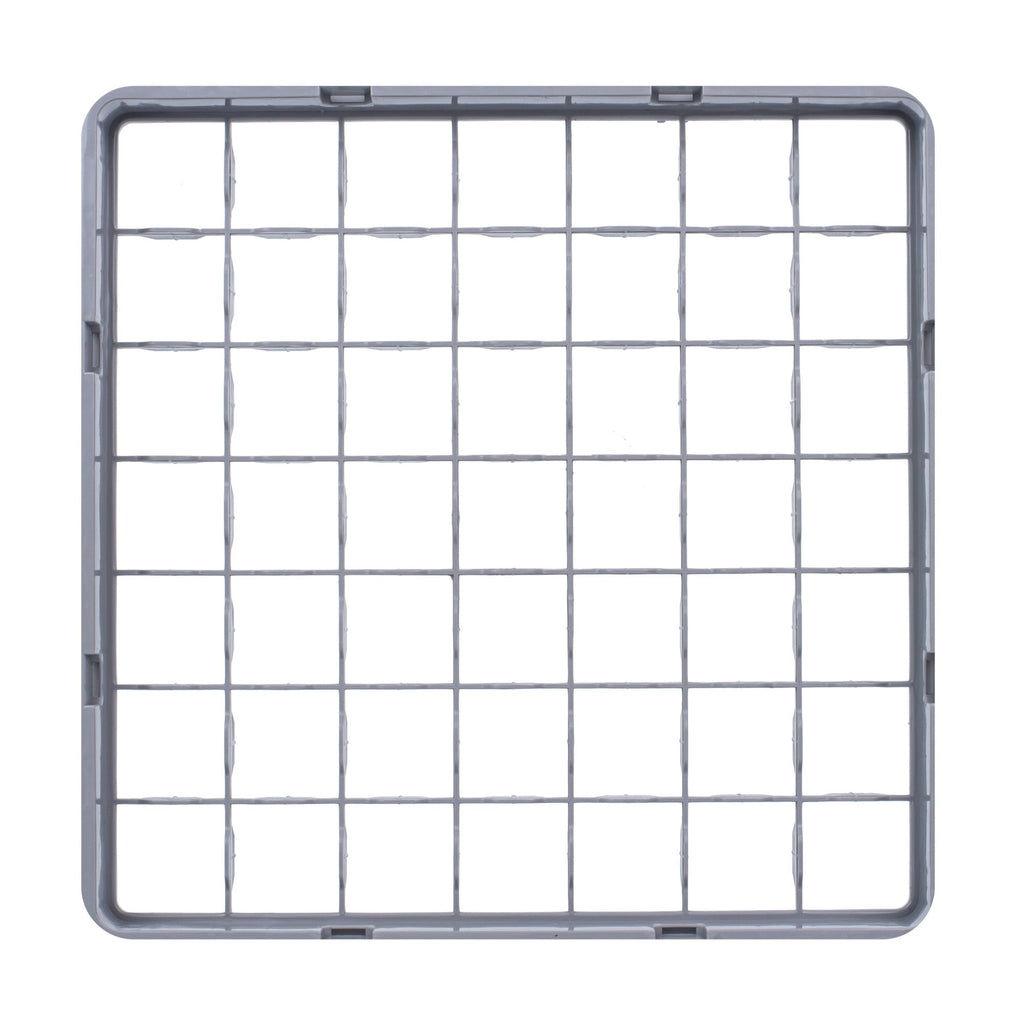 Clean Tek Professional Gray Half Drop Extender - 49 Compartments - 19 3/4" x 19 3/4" x 3" - 1 count box