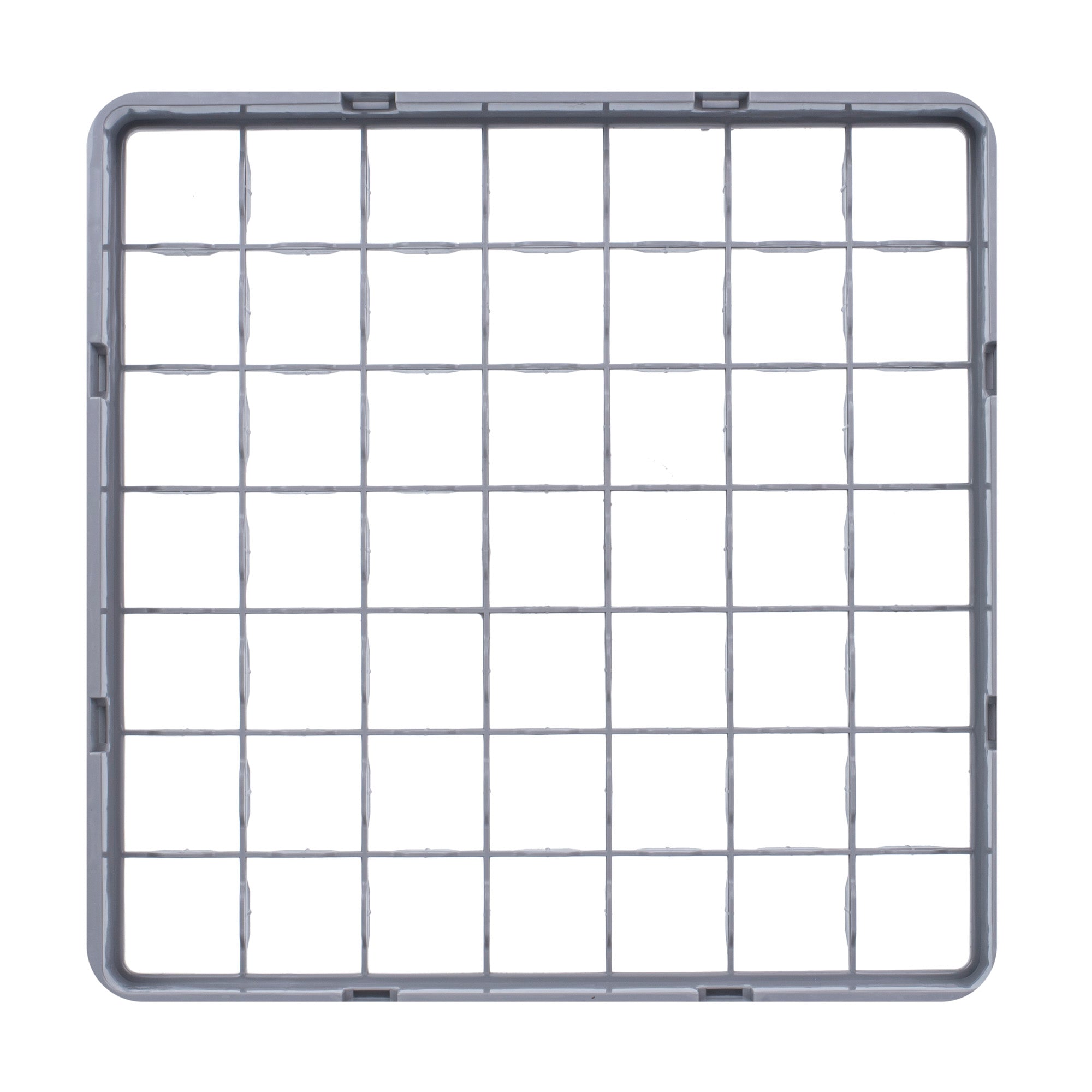 Clean Tek Professional Gray Half Drop Extender - 49 Compartments - 19 3/4" x 19 3/4" x 3" - 1 count box