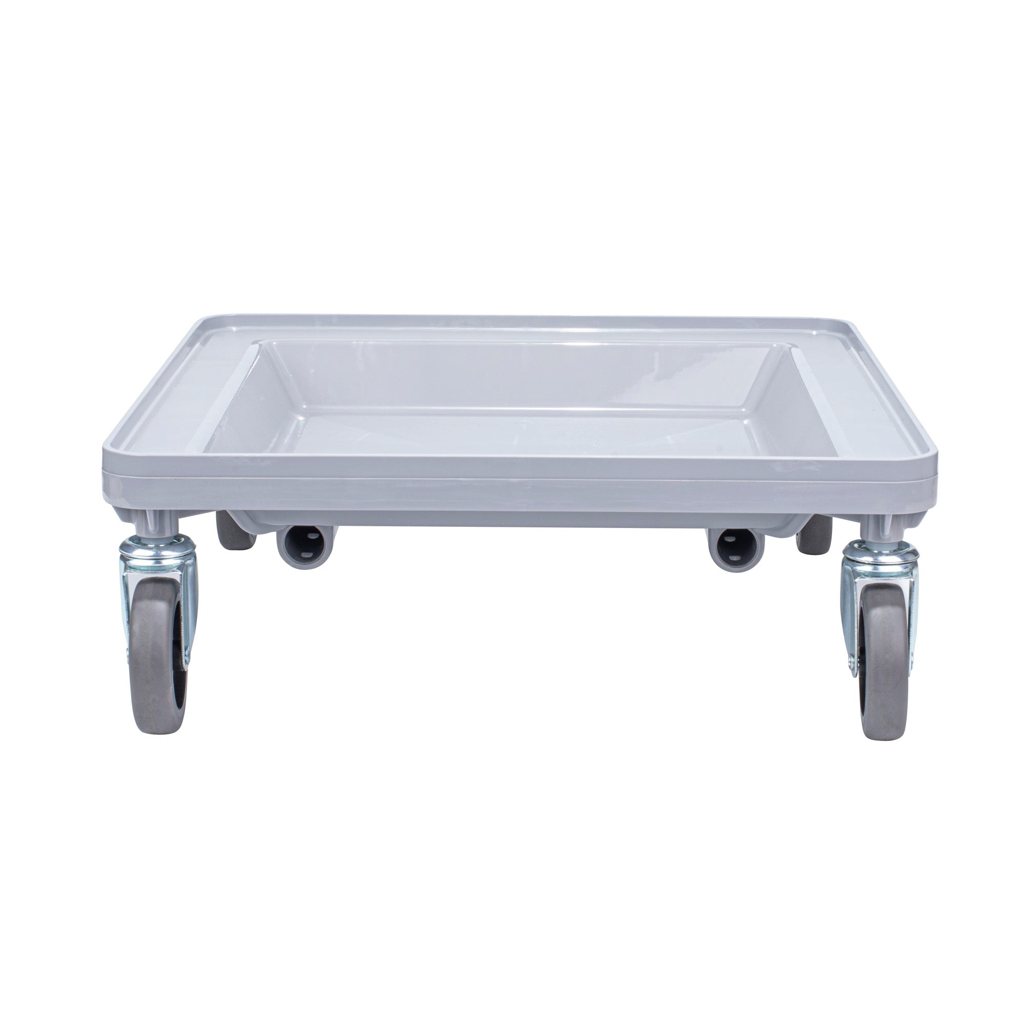 Clean Tek Professional Gray Dolly - For Dish Rack and Glass Rack - 20 3/4" x 20 3/4" x 7" - 1 count box