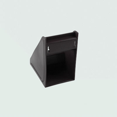 Met Lux Brown Plastic 2-Tier Stand - For Condiment Bin - 7 3/4" x 5 1/2" x 9" - 1 count box