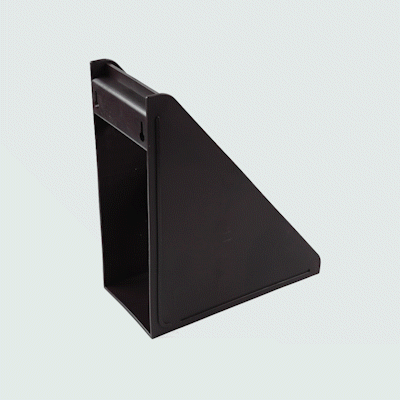 Met Lux Brown Plastic 3-Tier Stand - For Condiment Bin - 11 1/2" x 5 1/2" x 13 3/4" - 1 count box