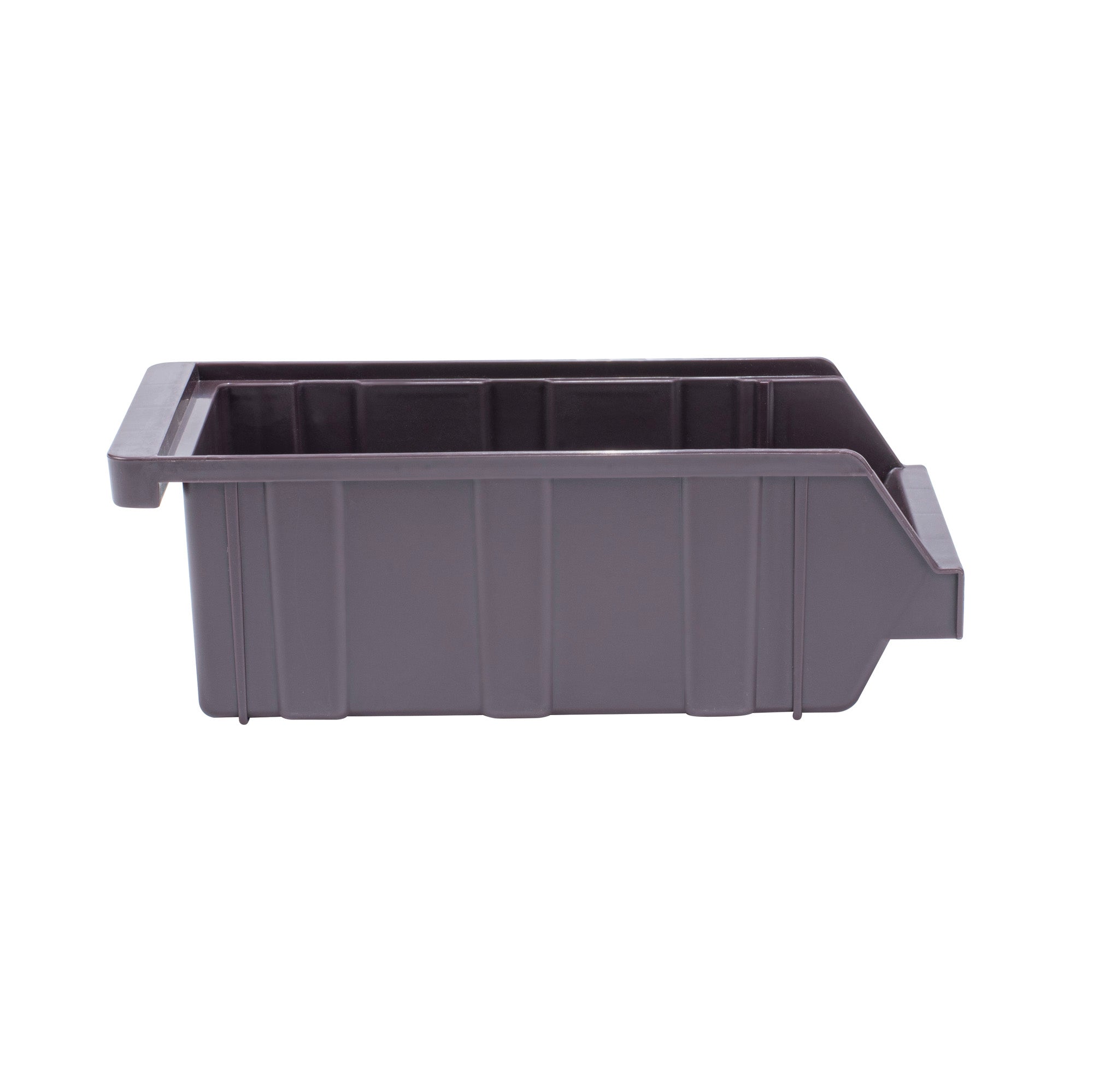 Met Lux Brown Plastic Condiment Bin - 12 1/4" x 5" x 4 1/4" - 1 count box