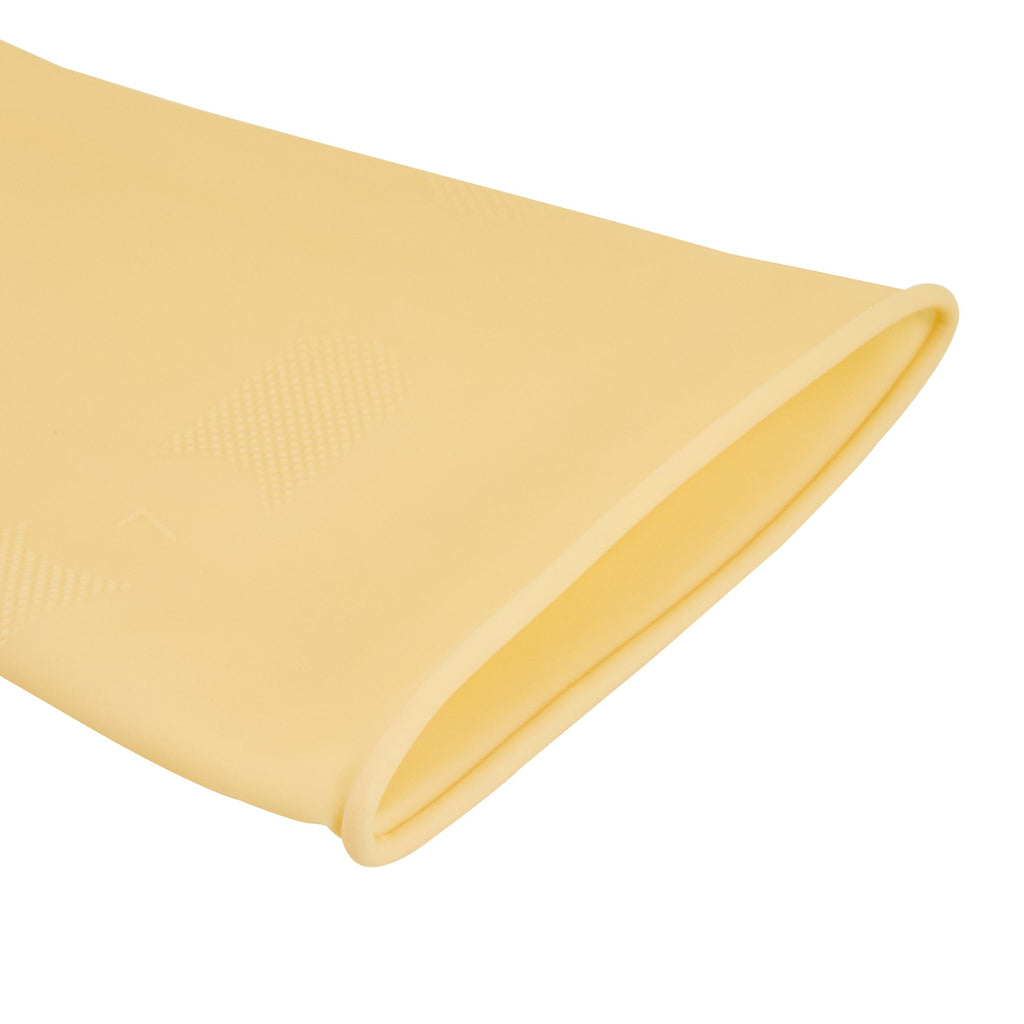 Clean Tek Professional Yellow Small Latex Gloves - 22 mil - 13" x 4 1/4" - Pair - 1 count box