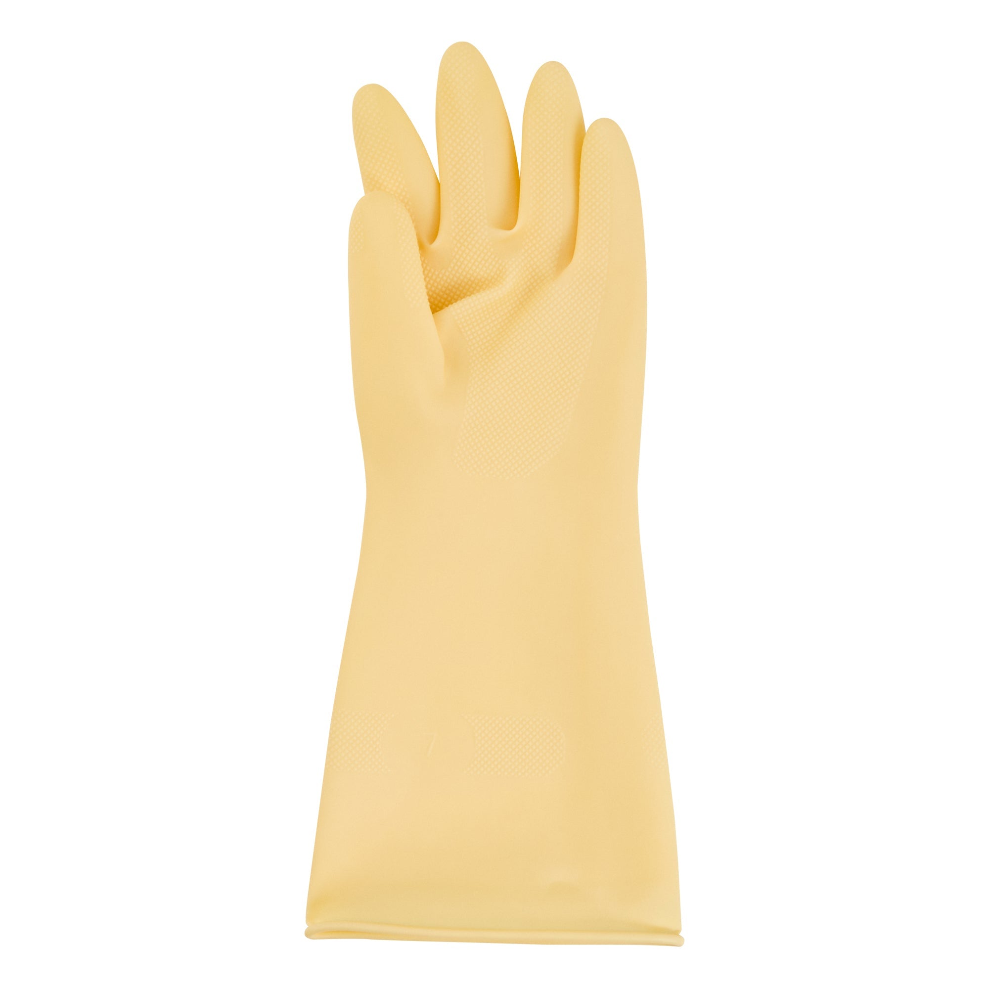 Clean Tek Professional Yellow Small Latex Gloves - 22 mil - 13" x 4 1/4" - Pair - 10 count box