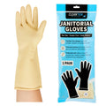 Clean Tek Professional Yellow Medium Latex Gloves - 22 mil - 13" x 4 1/4" - Pair - 10 count box