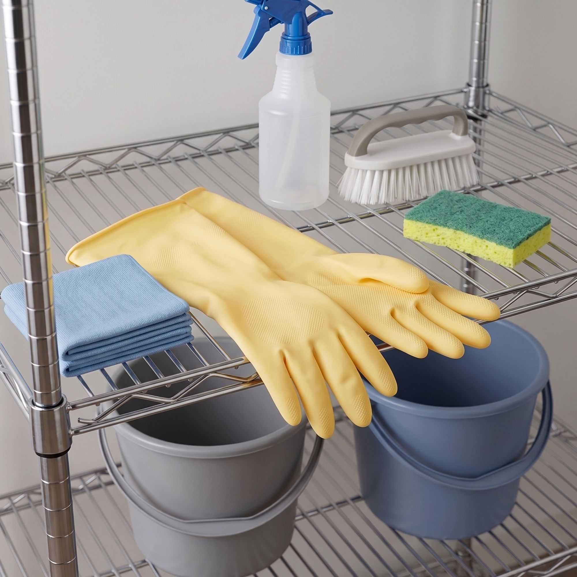 Clean Tek Professional Yellow Large Latex Gloves - 22 mil - 13" x 4 1/2" - Pair - 1 count box